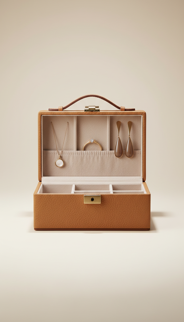 Italian Leather Vanity Tray