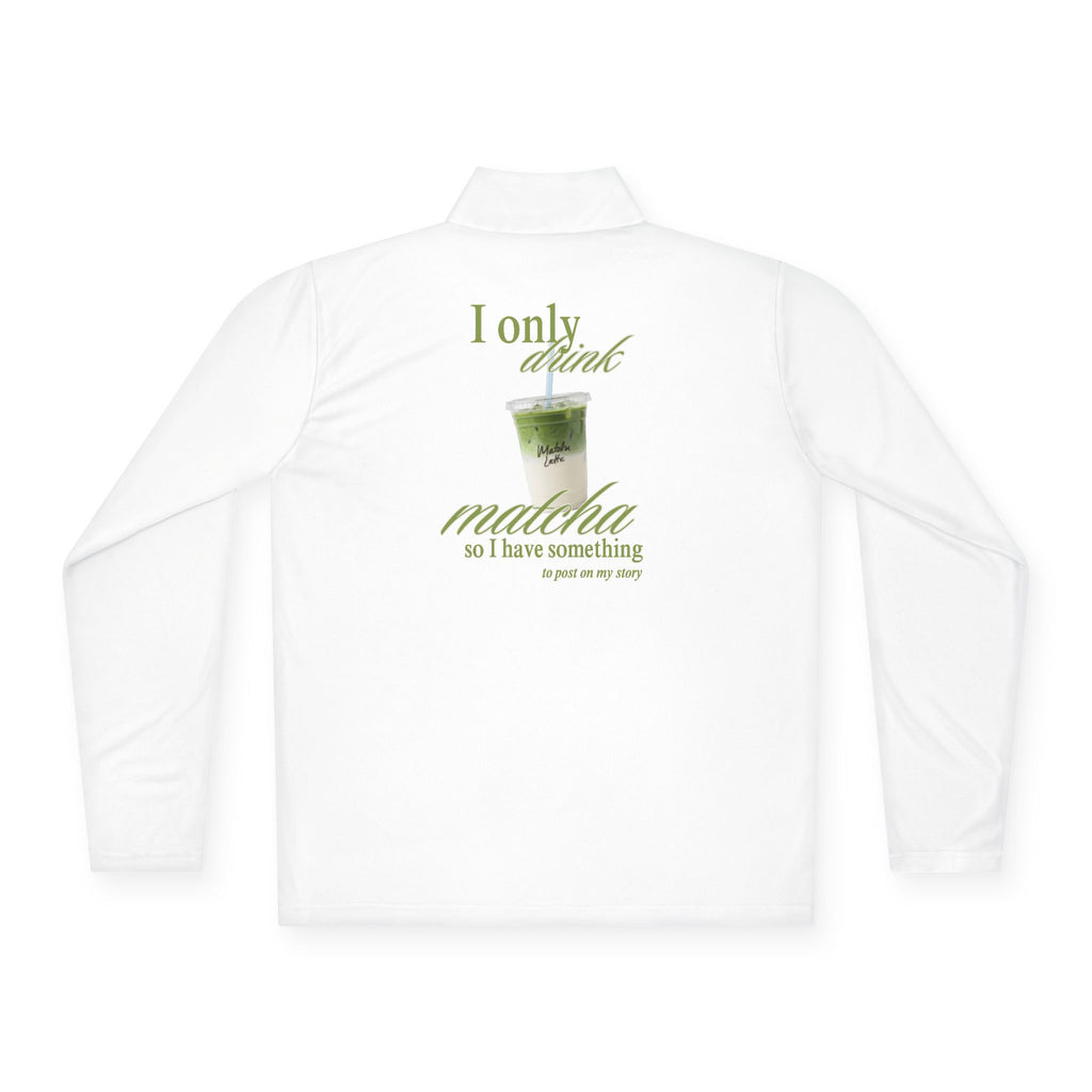 Matcha Lover Unisex Quarter-Zip Pullover