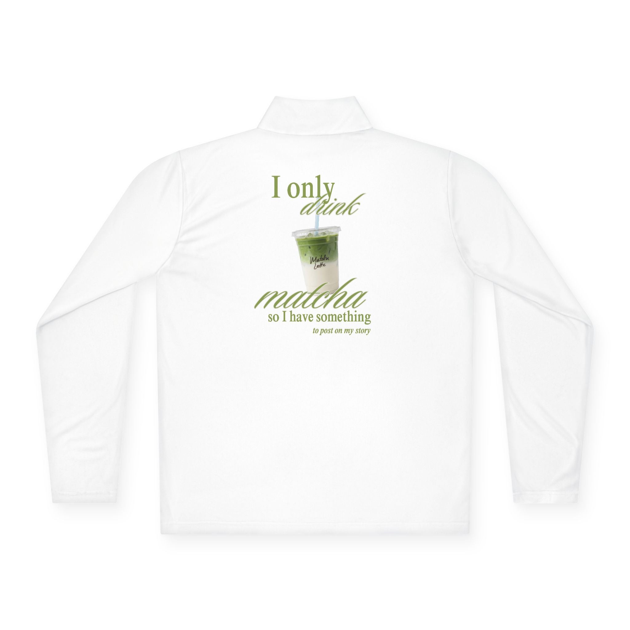 Matcha Lover Unisex Quarter-Zip Pullover